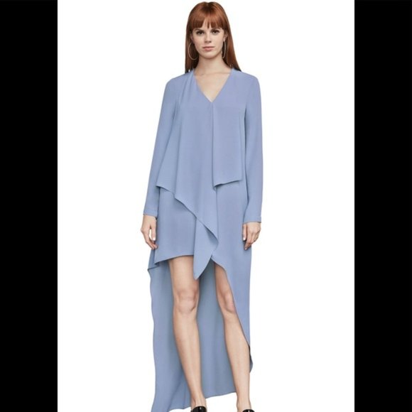 BCBGMaxAzria Asymmetrical Blue Dress - Picture 1 of 5